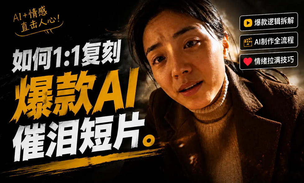 豆包+Gemini生成真人AI短剧-拆解复刻百万爆款第一人称短片，一站式讲透爆款复刻全流程-第一资源库