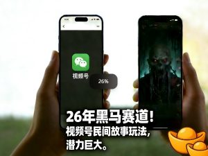 26年黑马赛道，视频号民间故事类玩法，潜力巨大，每日收益超5张-第一资源库