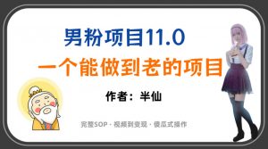 全网独家男粉项目11.0，一个做到老的项目，完整SOP·视频到变现·傻瓜式操作-第一资源库